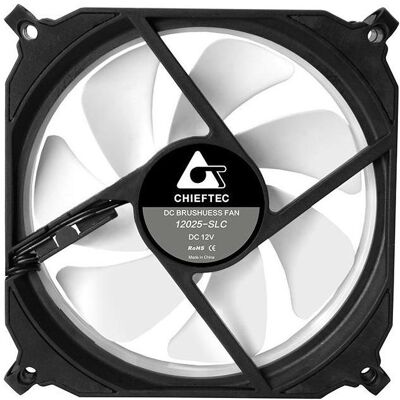 Chieftec CF-1225RGB (120 mm, 1x), PC Lüfter, Schwarz Chieftec CF-1225RGB (120 mm, 1x), PC Lüfter, Schwarz