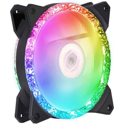 Cooler Master Lüfter MasterFan M120 Prismatic (120 mm, 1x), PC Lüfter, Schwarz Cooler Master Lüfter MasterFan M120 Prismatic (120 mm, 1x), PC Lüfter, Schwarz