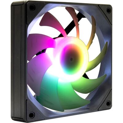 Intertech Inter-Tech Fan Argus ES-011 LED, RGB (120 mm, 1x), PC Lüfter, Schwarz, Mehrfarbig Intertech Inter-Tech Fan Argus ES-011 LED, RGB (120 mm, 1x), PC Lüfter, Schwarz, Mehrfarbig