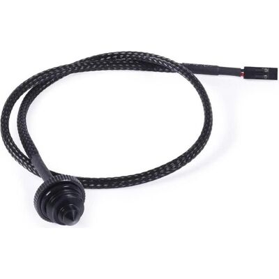 Alphacool Eiszapfen Temperatursensor flach G1/4, Wasserkühlung Überwachung, Schwarz Alphacool Eiszapfen Temperatursensor flach G1/4, Wasserkühlung Überwachung, Schwarz