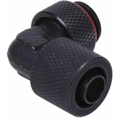 Aquatuning Anschraubtülle 90° drehbar, Wasserkühlung Anschluss, Schwarz Aquatuning Anschraubtülle 90° drehbar, Wasserkühlung Anschluss, Schwarz