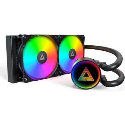 Montech LightFlow ARGB 240, CPU Wasserkühler, Schwarz Montech LightFlow ARGB 240, CPU Wasserkühler, Schwarz