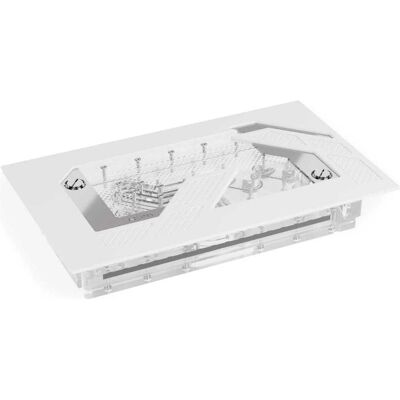 Alphacool Apex Distroplate Dark Base Pro 901 White VPP/D, CPU Wasserkühler, Weiss, Transparent Alphacool Apex Distroplate Dark Base Pro 901 White VPP/D, CPU Wasserkühler, Weiss, Transparent