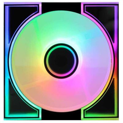 Darkflash Tech Darkflash DM8 ARGB Cooling Fan (Black) (120 mm, 1x), PC Lüfter, Schwarz Darkflash Tech Darkflash DM8 ARGB Cooling Fan (Black) (120 mm, 1x), PC Lüfter, Schwarz