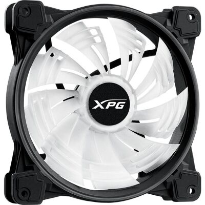 XPG HURRICANE140ARGBPWM-BKCWW computer cooling system Computer case Fan Black, White (140 mm, 1x), PC Lüfter, Schwarz XPG HURRICANE140ARGBPWM-BKCWW computer cooling system Computer case Fan Black, White (140 mm, 1x), PC Lüfter, Schwarz