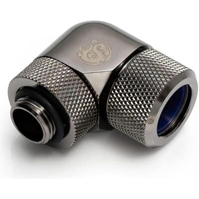 Bitspower Advanced Multi-Link Adapter Anschluss 90 Grad G1/4 Zoll AG auf 14mm AD Hardtube - drehbar, Wasserkühlung Komponenten Zubehör, Schwarz Bitspower Advanced Multi-Link Adapter Anschluss 90 Grad G1/4 Zoll AG auf 14mm AD Hardtube - drehbar, Wasserkühlung Komponenten Zubehör, Schwarz
