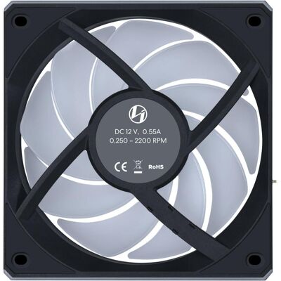 Lian-Li UNI FAN CL Wireless Lüfter, 3er-Pack, 120mm, schwarz (120 mm, 3x), PC Lüfter, Schwarz Lian-Li UNI FAN CL Wireless Lüfter, 3er-Pack, 120mm, schwarz (120 mm, 3x), PC Lüfter, Schwarz