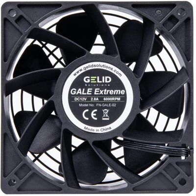 Gelid lüfter pc-gehäuse gale extreme mining asic (120 mm), PC Lüfter, Schwarz Gelid lüfter pc-gehäuse gale extreme mining asic (120 mm), PC Lüfter, Schwarz