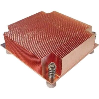 Intertech K-129 1HE passiv 1155/1156 (27 mm), CPU Kühler, Rot Intertech K-129 1HE passiv 1155/1156 (27 mm), CPU Kühler, Rot
