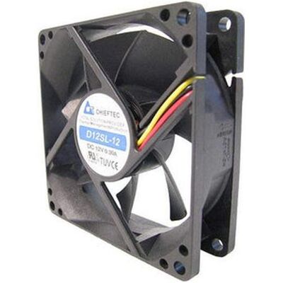 Chieftec Gehäuselüfter Chiftec (120 mm, 1x), PC Lüfter, Schwarz Chieftec Gehäuselüfter Chiftec (120 mm, 1x), PC Lüfter, Schwarz