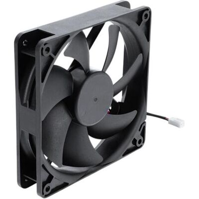 Delock Axiallüfter 48 V DC, 120 x 120 x 25 mm mit 2 Pin Lüfteranschluss schwarz (67448) (120 mm, 1x), PC Lüfter, Schwarz Delock Axiallüfter 48 V DC, 120 x 120 x 25 mm mit 2 Pin Lüfteranschluss schwarz (67448) (120 mm, 1x), PC Lüfter, Schwarz