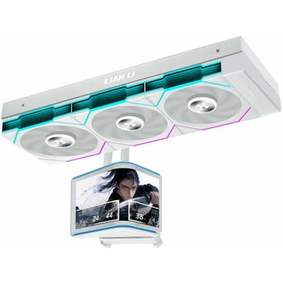 Lian-Li HydroShift II OLED Curved 360TL, CPU Wasserkühler, Weiss Lian-Li HydroShift II OLED Curved 360TL, CPU Wasserkühler, Weiss