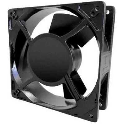 RS PRO AC FAN 127x38mm 230vac all metal IP55 wi (120 mm), PC Lüfter, Schwarz RS PRO AC FAN 127x38mm 230vac all metal IP55 wi (120 mm), PC Lüfter, Schwarz