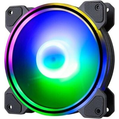 Hiditec VENTILADOR GAMING ARGB N9-ARGB 120MM (120 mm), PC Lüfter, Schwarz Hiditec VENTILADOR GAMING ARGB N9-ARGB 120MM (120 mm), PC Lüfter, Schwarz