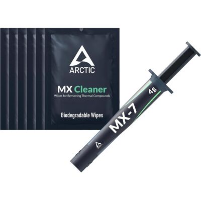 Arctic MX-7 mit 6x MX Cleaner (6.20 W/m K, 4 g), Wärmeleitpaste Arctic MX-7 mit 6x MX Cleaner (6.20 W/m K, 4 g), Wärmeleitpaste