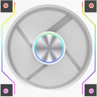 Darkflash Tech DarkFlash DM20 LINE Lüfter (weiss) (120 mm), PC Lüfter, Weiss Darkflash Tech DarkFlash DM20 LINE Lüfter (weiss) (120 mm), PC Lüfter, Weiss