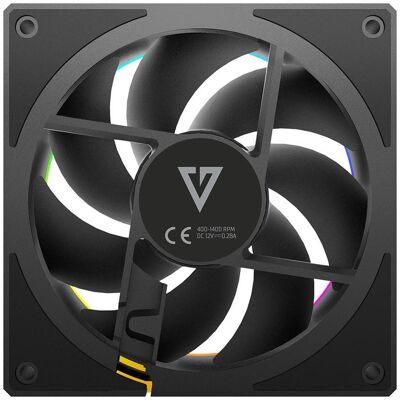 Modecom VOLCANO LOOP 120 ARGB Reverse Fan Schwarz (120 mm), PC Lüfter, Schwarz Modecom VOLCANO LOOP 120 ARGB Reverse Fan Schwarz (120 mm), PC Lüfter, Schwarz
