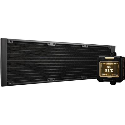 Thermalright Kit Watercooling Pompe + Radiateur Frozen Warframe X - 360mm (Noir) (Sans ventilateur), CPU Wasserkühler, Schwarz Thermalright Kit Watercooling Pompe + Radiateur Frozen Warframe X - 360mm (Noir) (Sans ventilateur), CPU Wasserkühler, Schwarz