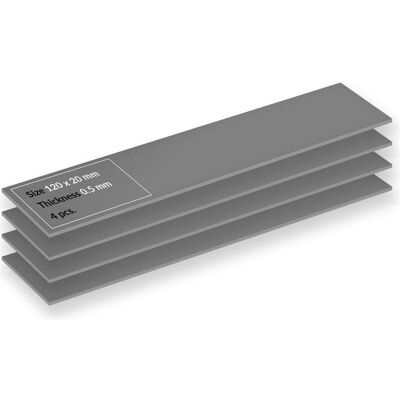 Arctic TP-4 120x20mm, 0.5mm - 4 Pack (0.50 mm), Wärmeleitpad, Grau Arctic TP-4 120x20mm, 0.5mm - 4 Pack (0.50 mm), Wärmeleitpad, Grau