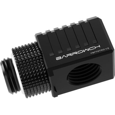 Barrow Special Adapter 90 Grad G1/4 Zoll IG auf G1/4 Zoll IG - schwarz, Wasserkühlung Anschluss, Schwarz Barrow Special Adapter 90 Grad G1/4 Zoll IG auf G1/4 Zoll IG - schwarz, Wasserkühlung Anschluss, Schwarz
