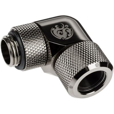 Bitspower Advanced Multi-Link Adapter Anschluss 90 Grad G1/4 Zoll AG auf 12mm AD Hardtube - drehbar, Wasserkühlung Komponenten Zubehör, Schwarz Bitspower Advanced Multi-Link Adapter Anschluss 90 Grad G1/4 Zoll AG auf 12mm AD Hardtube - drehbar, Wasserkühlung Komponenten Zubehör, Schwarz