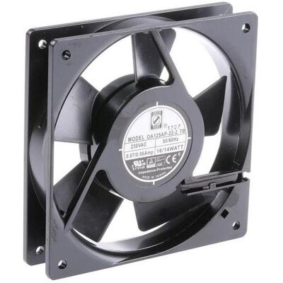 RS PRO AC ball bearing fan,120mm 102cu.m/h 230V (120 mm), PC Lüfter RS PRO AC ball bearing fan,120mm 102cu.m/h 230V (120 mm), PC Lüfter
