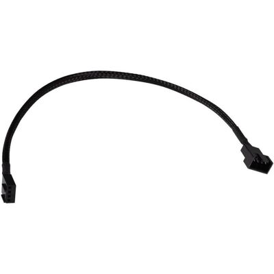 Alphacool LK L??fterkabel 4-Pin auf 4-Pin Verl??ngerung 30cm, PC Lüfter Zubehör, Schwarz Alphacool LK L??fterkabel 4-Pin auf 4-Pin Verl??ngerung 30cm, PC Lüfter Zubehör, Schwarz