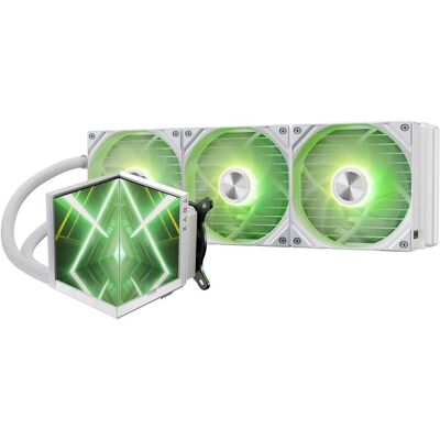 TRYX STAGE ARGB 360 WHITE - CPU Vandkling - Max 25 dBA, CPU Wasserkühler, Weiss TRYX STAGE ARGB 360 WHITE - CPU Vandkling - Max 25 dBA, CPU Wasserkühler, Weiss