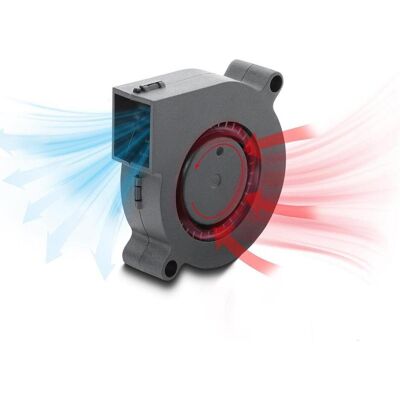 Delock Radiallüfter / Lüftergebläse 12 V DC 50 x 50 x 15 mm mit 3-Pin Lüfteranschluss, schwarz (50 mm), PC Lüfter, Schwarz Delock Radiallüfter / Lüftergebläse 12 V DC 50 x 50 x 15 mm mit 3-Pin Lüfteranschluss, schwarz (50 mm), PC Lüfter, Schwarz