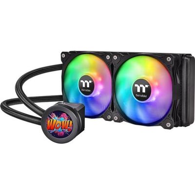 Thermaltake TT Floe Ultra 240 RGB CPU Liquid Cooler CL-W349-PL12SW-A, CPU Wasserkühler, Mehrfarbig, Schwarz Thermaltake TT Floe Ultra 240 RGB CPU Liquid Cooler CL-W349-PL12SW-A, CPU Wasserkühler, Mehrfarbig, Schwarz