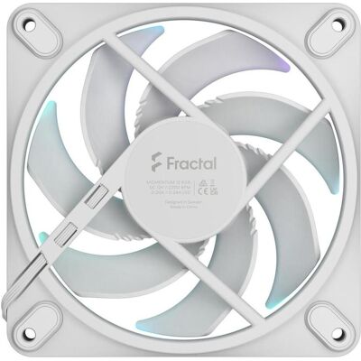 Fractal D. Momentum 12 RGB White (120 mm, 1x), PC Lüfter, Weiss Fractal D. Momentum 12 RGB White (120 mm, 1x), PC Lüfter, Weiss