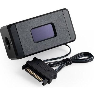 Bitspower Durchflusssensor, 2x G1/4 Zoll Anschlüsse, OLED-Display, Wasserkühlung Überwachung, Schwarz Bitspower Durchflusssensor, 2x G1/4 Zoll Anschlüsse, OLED-Display, Wasserkühlung Überwachung, Schwarz