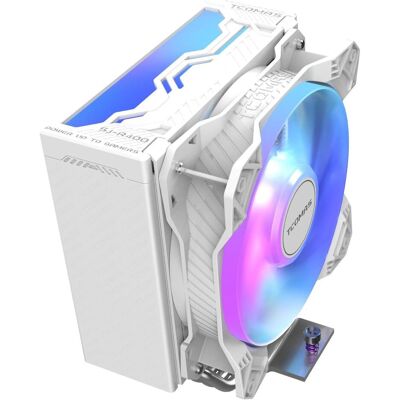 Tcomas Chłodzenie CPU SJ-R400 4HP Białe, CPU Kühler, Weiss Tcomas Chłodzenie CPU SJ-R400 4HP Białe, CPU Kühler, Weiss