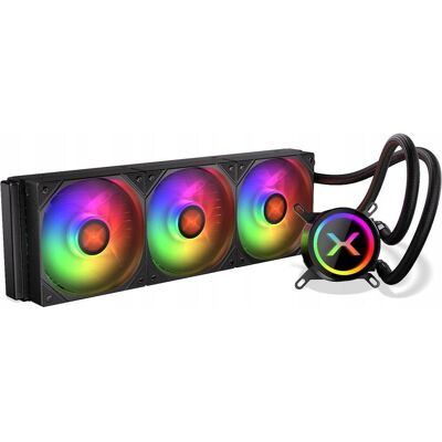 Krux HydroX 360 ARGB (schwarz), CPU Wasserkühler, Schwarz Krux HydroX 360 ARGB (schwarz), CPU Wasserkühler, Schwarz
