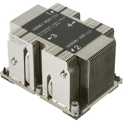 Supermicro SNK-P0068PS: CPU Kühler 2HE (64 mm), CPU Kühler, Silber Supermicro SNK-P0068PS: CPU Kühler 2HE (64 mm), CPU Kühler, Silber
