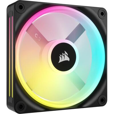 Corsair Icue Link QX120 RGB (120 mm, 1x), PC Lüfter, Schwarz Corsair Icue Link QX120 RGB (120 mm, 1x), PC Lüfter, Schwarz
