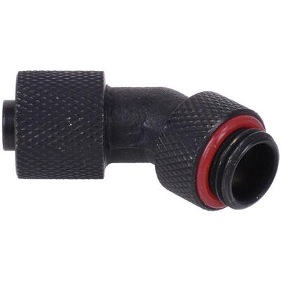 Aquatuning Anschraubtülle 45° drehbar, Wasserkühlung Anschluss, Schwarz Aquatuning Anschraubtülle 45° drehbar, Wasserkühlung Anschluss, Schwarz