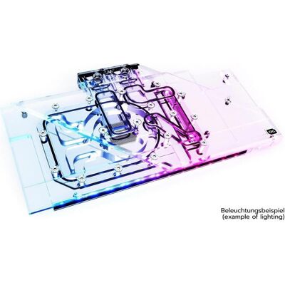 Alphacool Eisblock Aurora GPX-A Radeon RX 6800/6800XT ROG Strix/TUF mit Backplate - Acryl + Nickel, GPU Wasserkühler Alphacool Eisblock Aurora GPX-A Radeon RX 6800/6800XT ROG Strix/TUF mit Backplate - Acryl + Nickel, GPU Wasserkühler