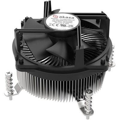 Akasa CPU Kühler - Extra-Sicher Intel LGA1851 (64.50 mm), CPU Kühler, Silber Akasa CPU Kühler - Extra-Sicher Intel LGA1851 (64.50 mm), CPU Kühler, Silber