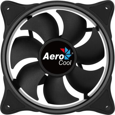 Aerocool Eclipse 12 LED Lüfter, RGB (120 mm, 1x), PC Lüfter, Schwarz Aerocool Eclipse 12 LED Lüfter, RGB (120 mm, 1x), PC Lüfter, Schwarz