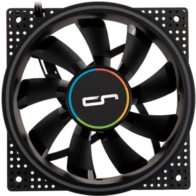 Cryorig Crona S PWM Lüfter, ARGB (120 mm, 1x), PC Lüfter, Schwarz Cryorig Crona S PWM Lüfter, ARGB (120 mm, 1x), PC Lüfter, Schwarz