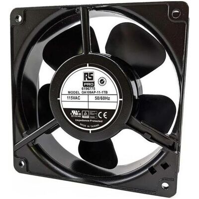 RS PRO Lüfter 120x120x38mm 115VAC 15W 186,9m³/h (120 mm), PC Lüfter RS PRO Lüfter 120x120x38mm 115VAC 15W 186,9m³/h (120 mm), PC Lüfter