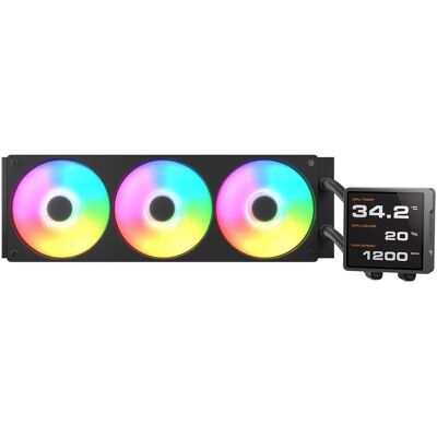 Cougar CPU Wasserkühlung Poseidon Vistek Pro 360,ARGB,Schw., CPU Wasserkühler, Schwarz Cougar CPU Wasserkühlung Poseidon Vistek Pro 360,ARGB,Schw., CPU Wasserkühler, Schwarz