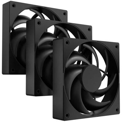 Fury SAI S12 PWM czarny - zestaw 3 wentylatorów (120 mm, 3x), PC Lüfter, Schwarz Fury SAI S12 PWM czarny - zestaw 3 wentylatorów (120 mm, 3x), PC Lüfter, Schwarz