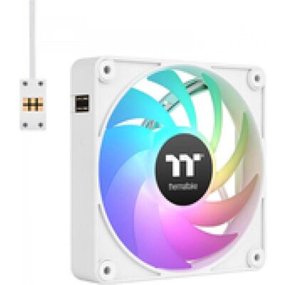 Thermaltake TT CT120 EX ARGB Sync PC Cooling Fan 3 Pack white (120 mm, 3x), PC Lüfter, Weiss Thermaltake TT CT120 EX ARGB Sync PC Cooling Fan 3 Pack white (120 mm, 3x), PC Lüfter, Weiss