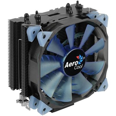 Aerocool Verkho 4 Dark CPU-Kühler (73 mm), CPU Kühler, Schwarz Aerocool Verkho 4 Dark CPU-Kühler (73 mm), CPU Kühler, Schwarz