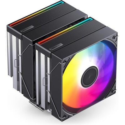 Jonsbo CB80 CPU-Kühler, Dual-Tower, 2 x 120mm, PWM, RGB - schwarz (153 mm), CPU Kühler, Schwarz Jonsbo CB80 CPU-Kühler, Dual-Tower, 2 x 120mm, PWM, RGB - schwarz (153 mm), CPU Kühler, Schwarz
