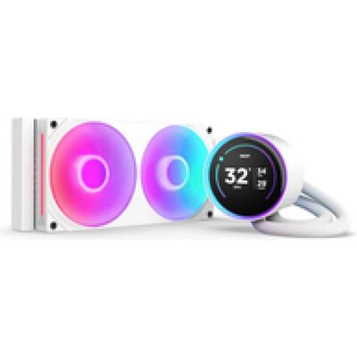 NZXT KRAKEN Elite V2 240 RGB Wak� Display White RL-KR24E-W2, CPU Wasserkühler, Weiss NZXT KRAKEN Elite V2 240 RGB Wak� Display White RL-KR24E-W2, CPU Wasserkühler, Weiss