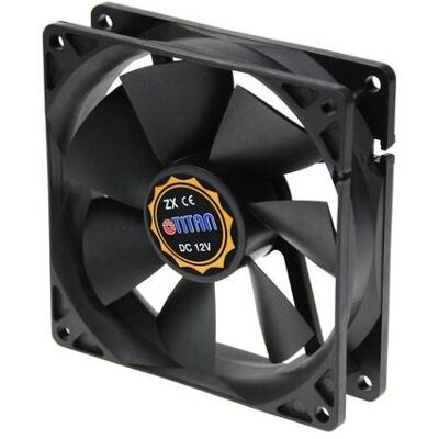 Titan TFD-9225L12Z Gehäuselüfter (92 mm, 1x), PC Lüfter, Schwarz Titan TFD-9225L12Z Gehäuselüfter (92 mm, 1x), PC Lüfter, Schwarz