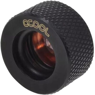 Alphacool HT 13mm HardTube Anschraubt??lle G1/4 - ger??ndelt - Deep Black, Wasserkühlung Anschluss, Schwarz Alphacool HT 13mm HardTube Anschraubt??lle G1/4 - ger??ndelt - Deep Black, Wasserkühlung Anschluss, Schwarz